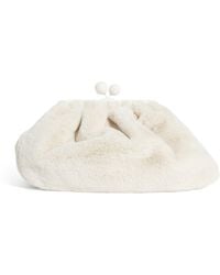 Weekend by Maxmara - Medium Faux Fur Pasticcino Clutch Bag - Lyst