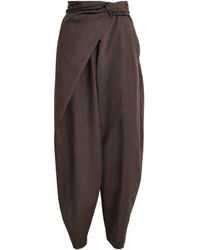 Rohe - Wool Sarong-Knot Trousers - Lyst