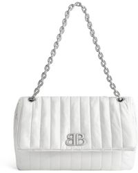 Balenciaga - Quilted Leather Monaco Shoulder Bag - Lyst