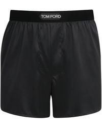 Tom Ford - Stretch-Silk Boxer Shorts - Lyst