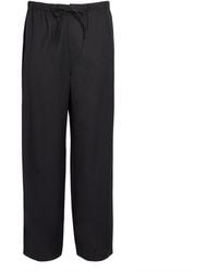 LE17SEPTEMBRE - Wool-Blend Drawstring Trousers - Lyst