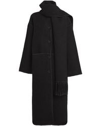 TOTEME - Wool-Blend Scarf Coat - Lyst