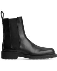 Bottega Veneta - Leather Intrecciato-Detail Ben Chelsea Boots - Lyst