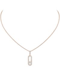 Messika - Move Uno And Diamond Pendant Necklace - Lyst