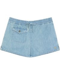 Valentino - Drawstring Denim Shorts - Lyst