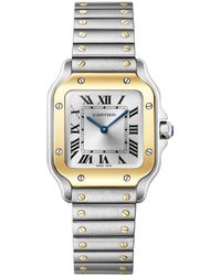 Cartier - Small And Steel Santos De Watch - Lyst