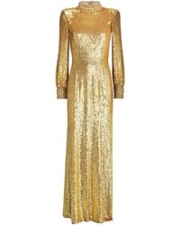 Jenny Packham - Sequin Embellished Opium Gown - Lyst