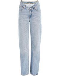 Alexander Wang - Chain-detail Straight Jeans - Lyst