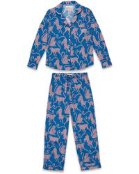 Desmond & Dempsey - Chango Print Pyjamas - Lyst