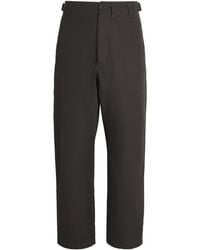 Lemaire - Carrot Tapered Straight Trousers - Lyst