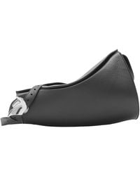 Burberry - Large Leather Horn Shoulder Bag - Lyst