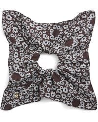 Sandro - Silk Floral Print Scrunchie - Lyst
