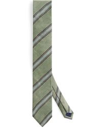Paul Smith - Linen-silk Striped Tie - Lyst