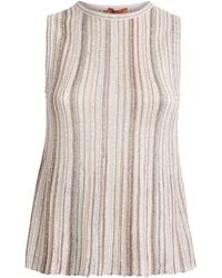 Missoni - Sequin Stripe Tank Top - Lyst