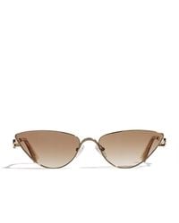 Le Specs - Metal Cat Eye The Soirée Sunglasses - Lyst