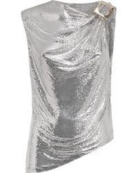 Rabanne - X Dinh Van Chainmail Sleeveless Top - Lyst