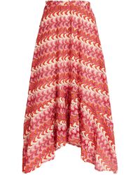 PATBO - X Harrods Crochet Beach Midi Skirt - Lyst