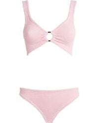 Hunza G - Julia Tonal Hoop Bikini - Lyst