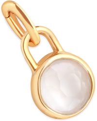 Astrid & Miyu - Plated June Birthstone Charm - Lyst