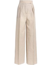 Max Mara - Wool Wide-Leg Trousers - Lyst