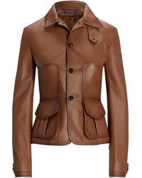 Ralph Lauren - Lambskin Naylor Jacket - Lyst