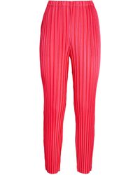Pleats Please Issey Miyake - Vege Mix 1 Trousers - Lyst