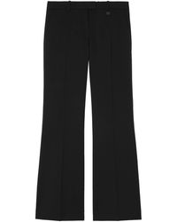 Burberry - Flare Trousers - Lyst