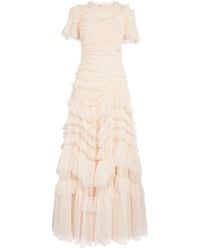 Needle & Thread - Short-sleeve Wild Rose Gown - Lyst