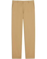 Saint Laurent - Cotton Straight Chinos - Lyst