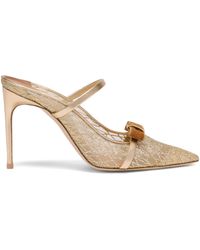 Malone Souliers - Glittered Aurora Heeled Mules 90 - Lyst