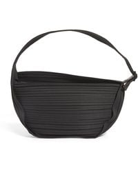 Pleats Please Issey Miyake - Small Pleated Half Moon Shoulder Bag - Lyst