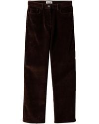 Miu Miu - Corduroy Straight Trousers - Lyst