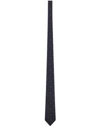 Saint Laurent - Silk Striped Medallion Tie - Lyst