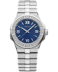 Chopard - Stainless Steel And Diamond Alpine Eagle Small Watch - Lyst