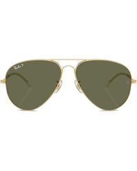 Ray-Ban - Metal Old Aviator Pilot Sunglasses - Lyst