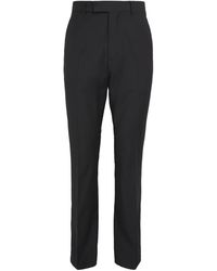 Amiri - Virgin Wool-Blend Wide-Leg Trousers - Lyst