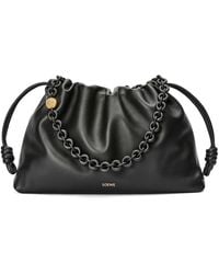 Loewe - Large Leather Flamenco Shoulder Bag - Lyst