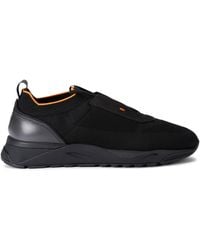 Santoni - Technical-Knit Runner Sneakers - Lyst