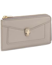 BVLGARI - Serpenti Forever Zipped Card Holder - Lyst