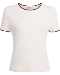 ME+EM - Organic Cotton Slim Ringer T-Shirt - Lyst