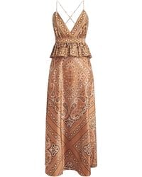 Sandro - Bandana Print Maxi Dress - Lyst