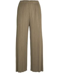 Pleats Please Issey Miyake - Monthly Colors March Wide-leg Trousers - Lyst