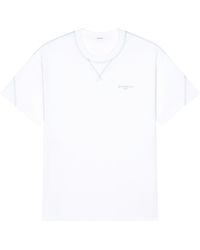 Givenchy - Cotton Contrast-Stitch Logo T-Shirt - Lyst