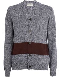 Johnstons of Elgin - Cashmere Colour-block Cardigan - Lyst