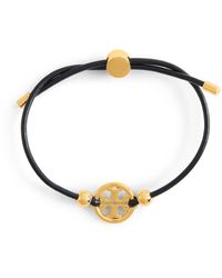 Tory Burch - Leather Miller Slider Bracelet - Lyst