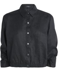 Theory - Linen Cinched Shirt - Lyst