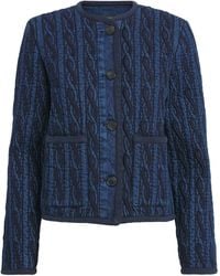 Rag & Bone - Quilted Carter Denim Jacket - Lyst