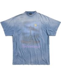 Balenciaga - Oversized Paris Moon T-shirt - Lyst