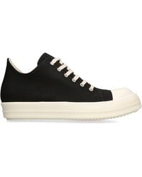 Rick Owens - Denim Classic Low-Top Sneakers - Lyst