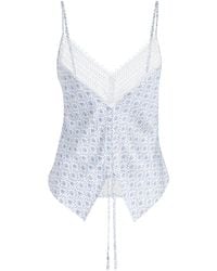 Claudie Pierlot - Lace-Trim Top - Lyst